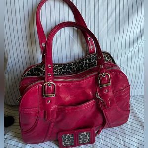 Hot Pink and Cheetah Print Purse